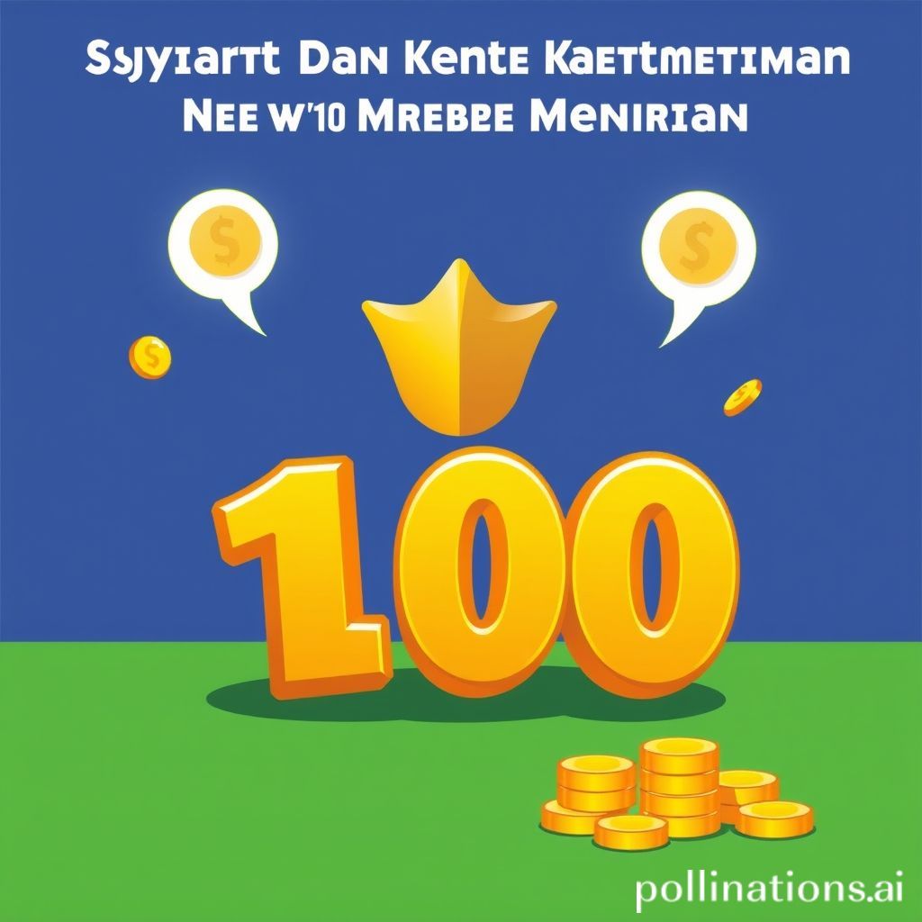 Syarat Dan Ketentuan Bonus New Member 100 Di Depan